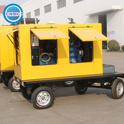 Practical Trailer  Diesel Generator Set Single Phase 500KVA 400KW