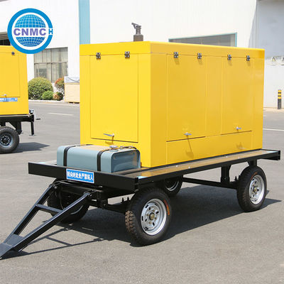 Practical Trailer  Diesel Generator Set Single Phase 500KVA 400KW