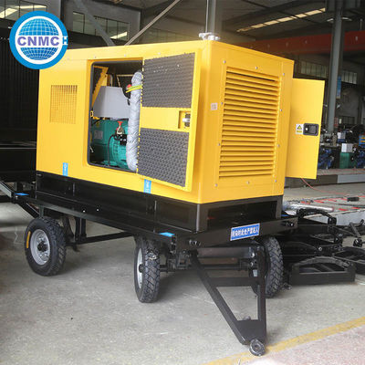 Practical Trailer  Diesel Generator Set Single Phase 500KVA 400KW